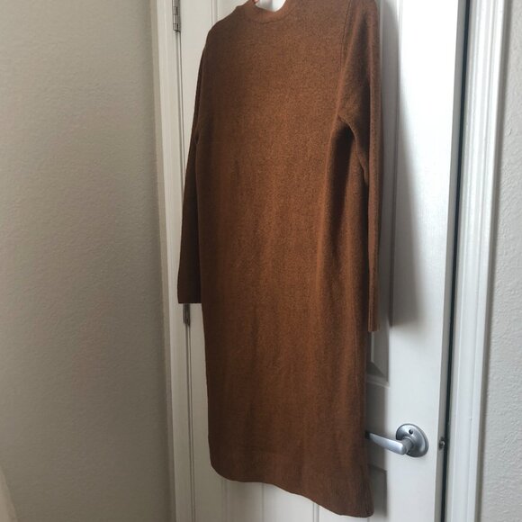Acorn Brown Long Sweeper Cardigan - Picture 3 of 4